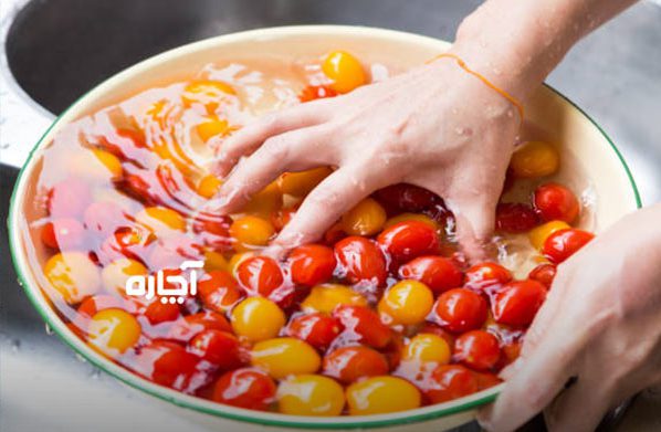 برای شستن میوه چطور از جوش شیرین استفاده کنیم