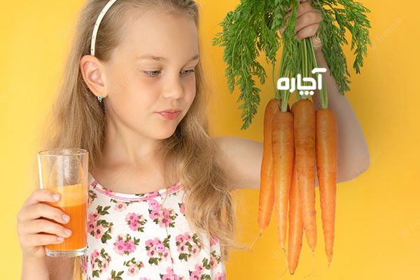آب هویج برای سرماخوردگی کودکان خوب است؟ تب را از بین می برد؟